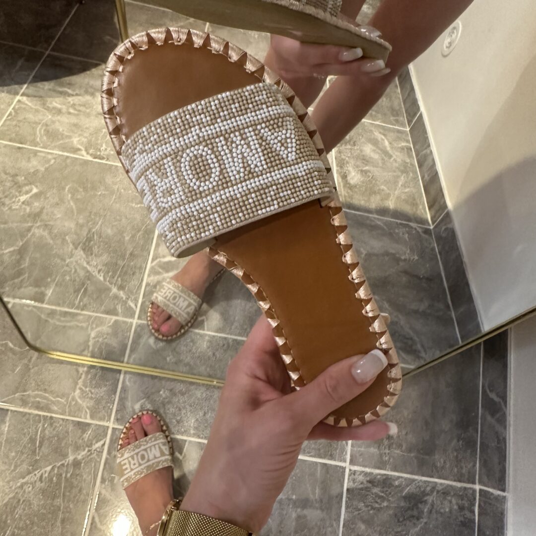 mes petite mules amore beige
