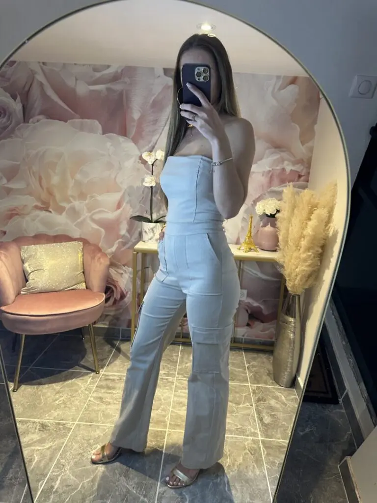 ma jolie combinaison bustier beige