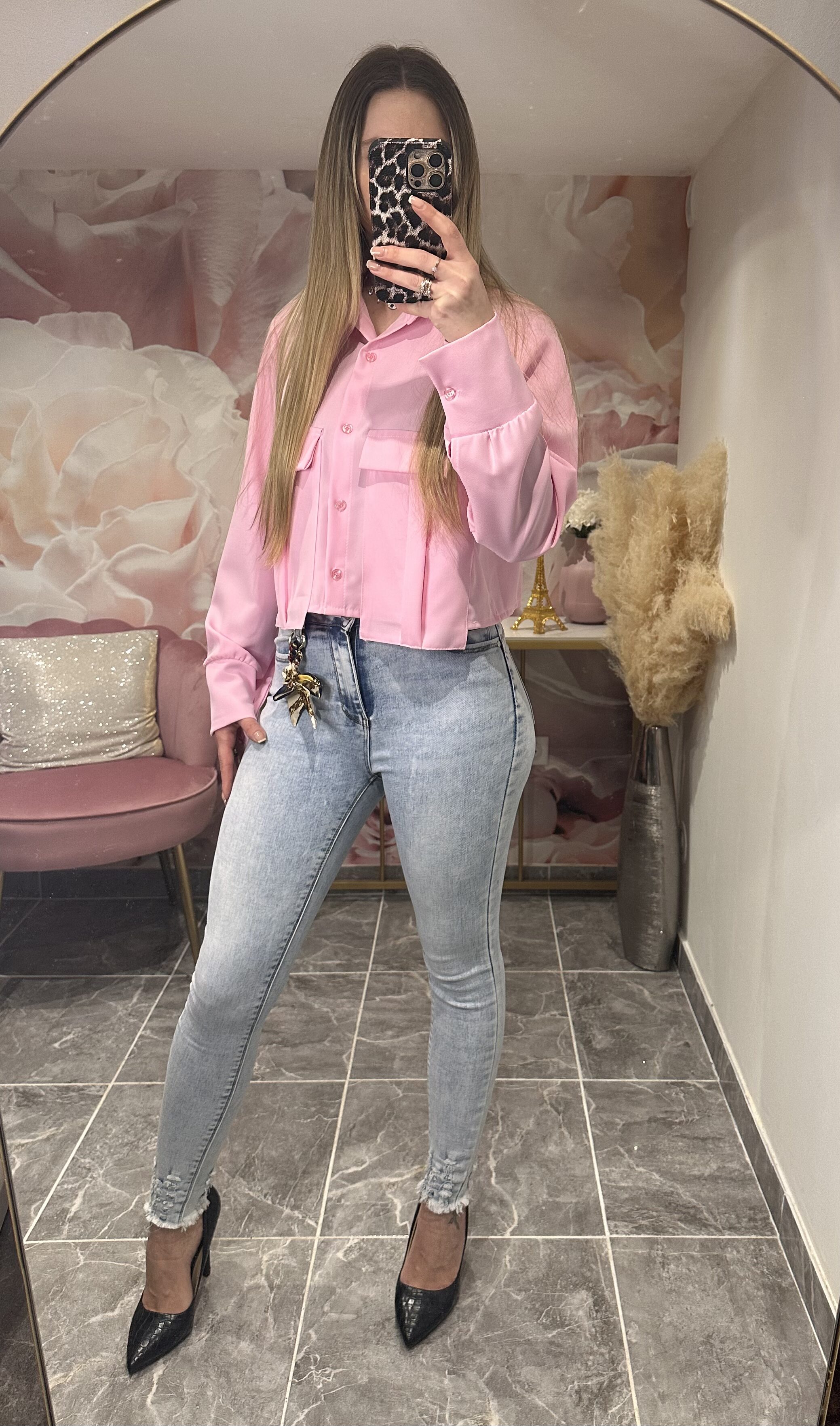 Chemisier rose bonbon – Image 4