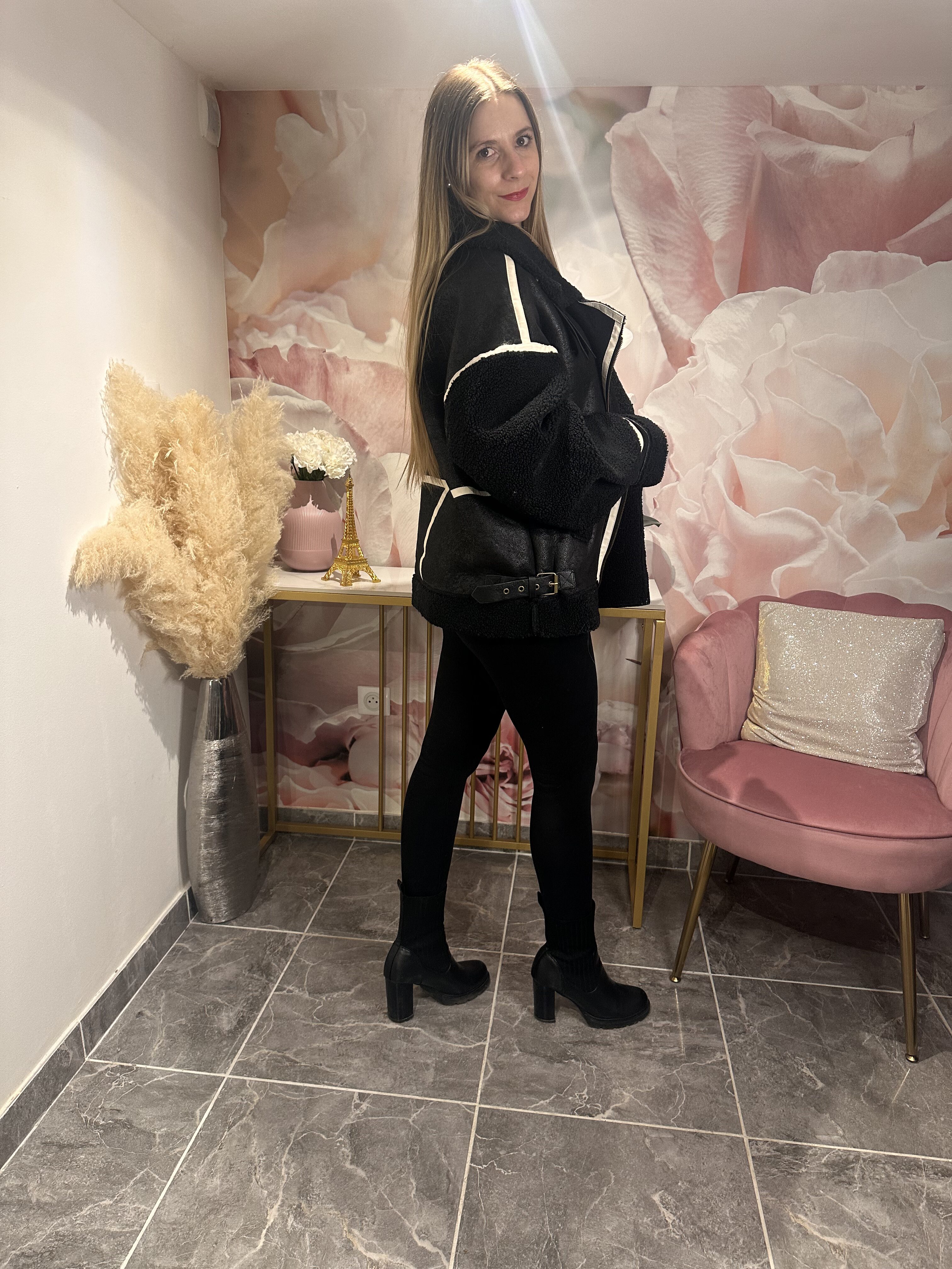 Veste noir et blanche – Image 2