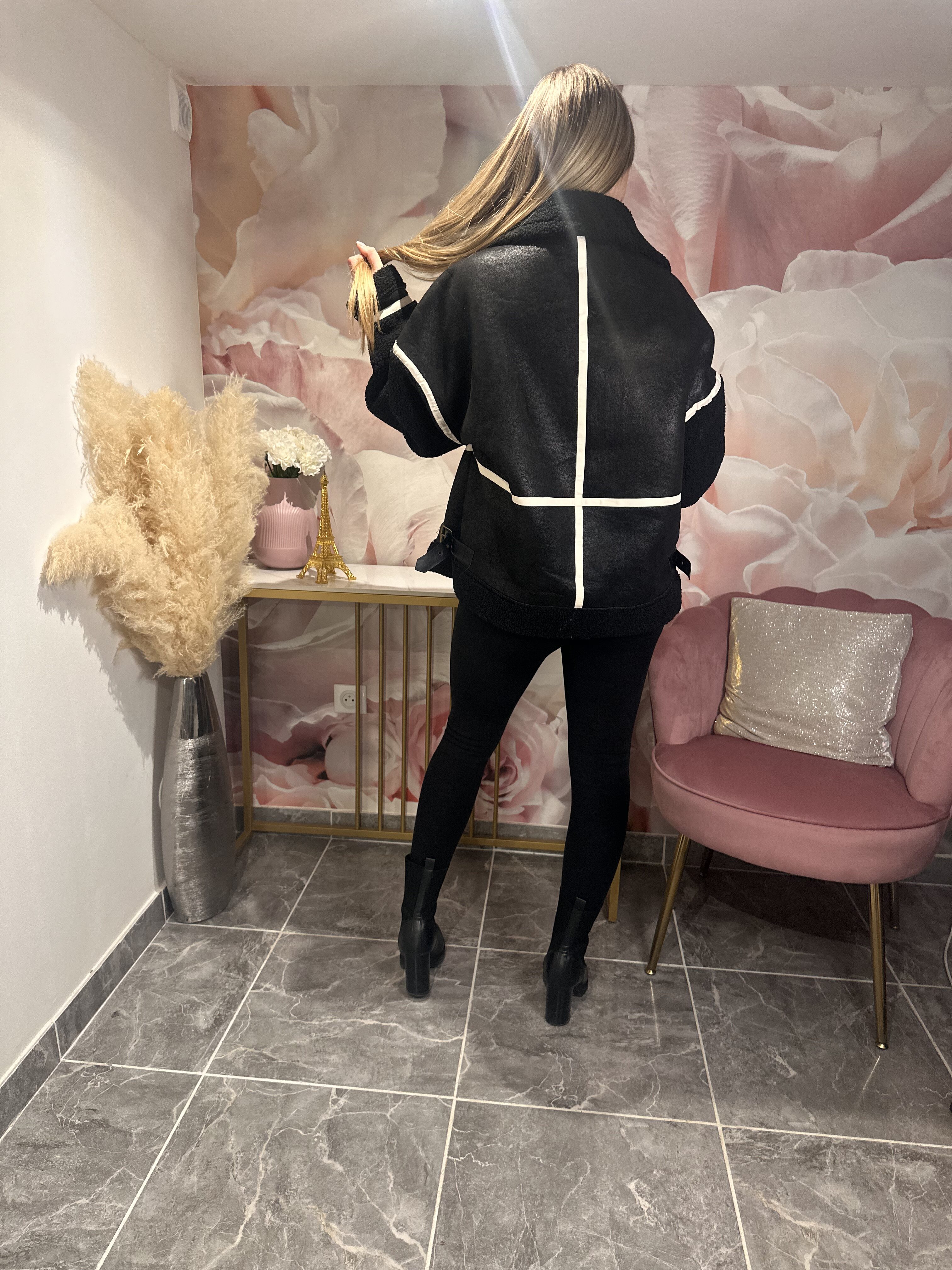 Veste noir et blanche – Image 3