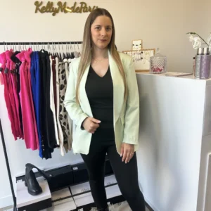 Blazer vert d'eau