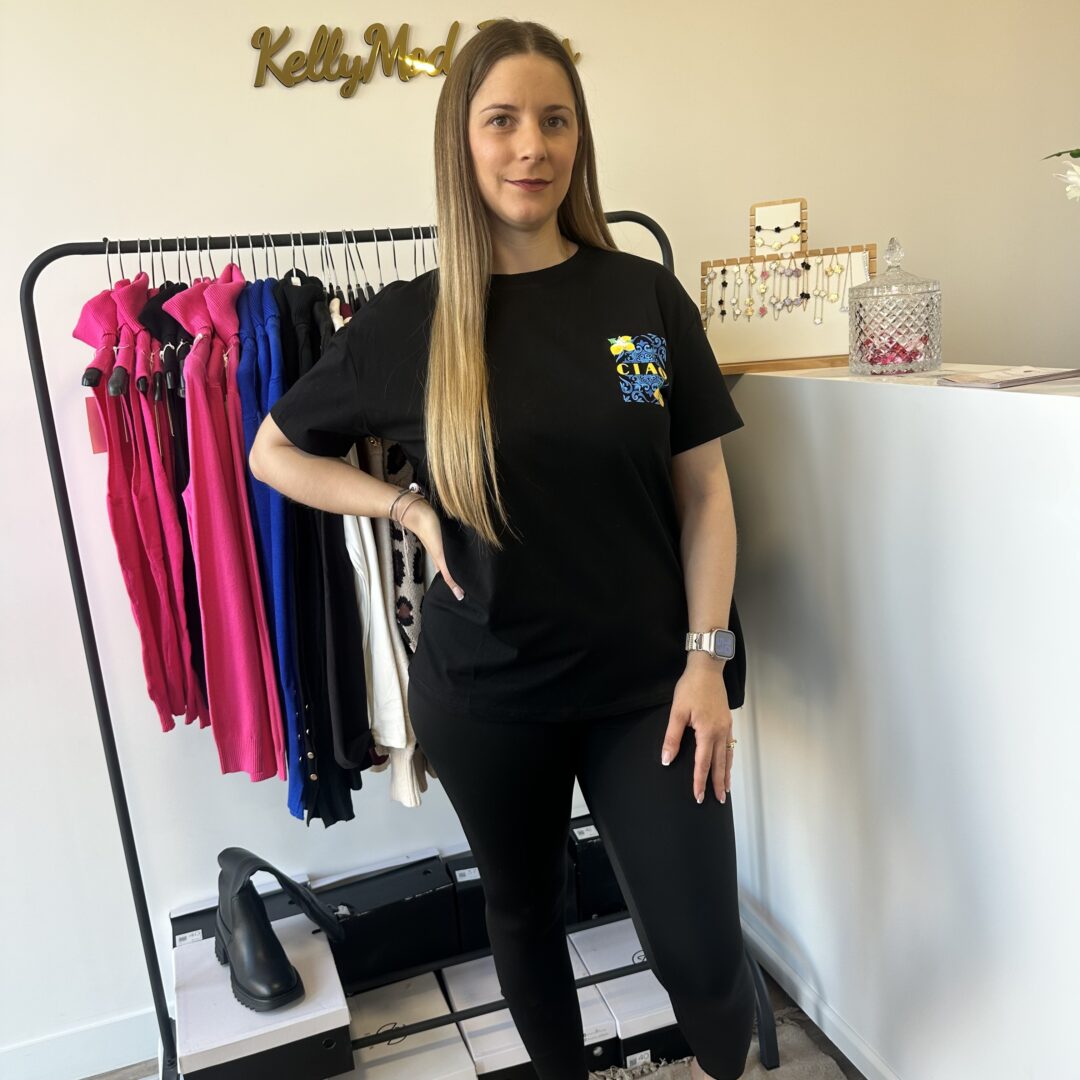 Tee-shirt noir Ciao