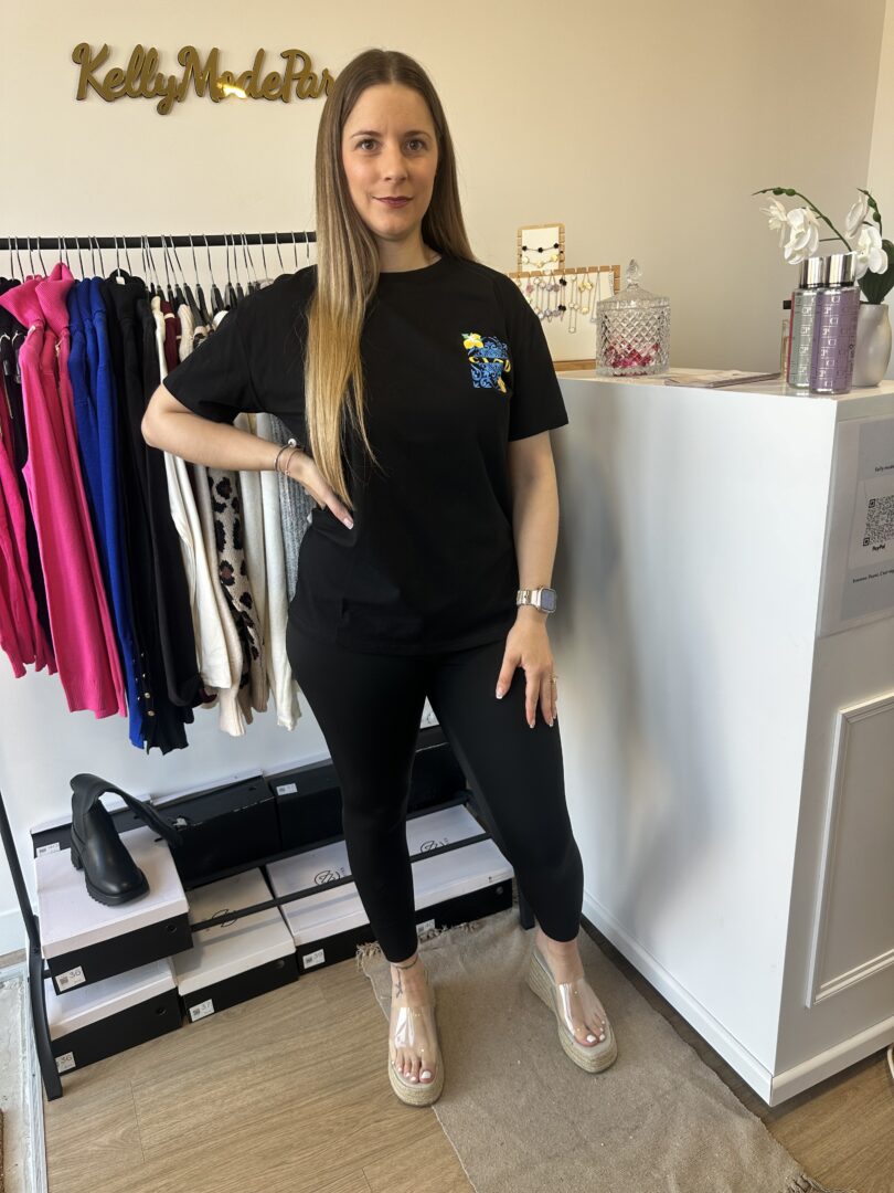 Tee-shirt noir Ciao – Image 2