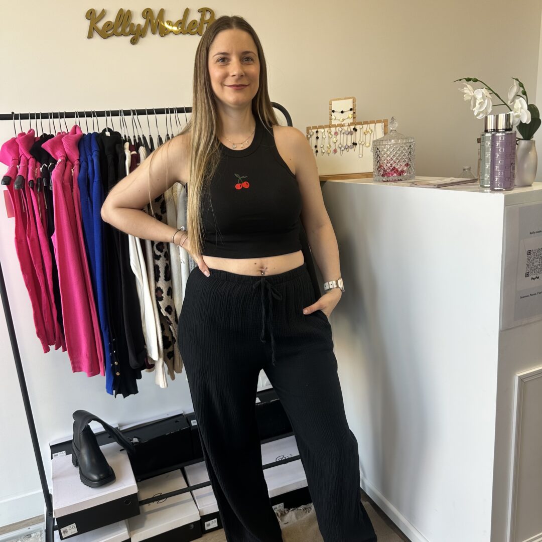 Pantalon fluide noir
