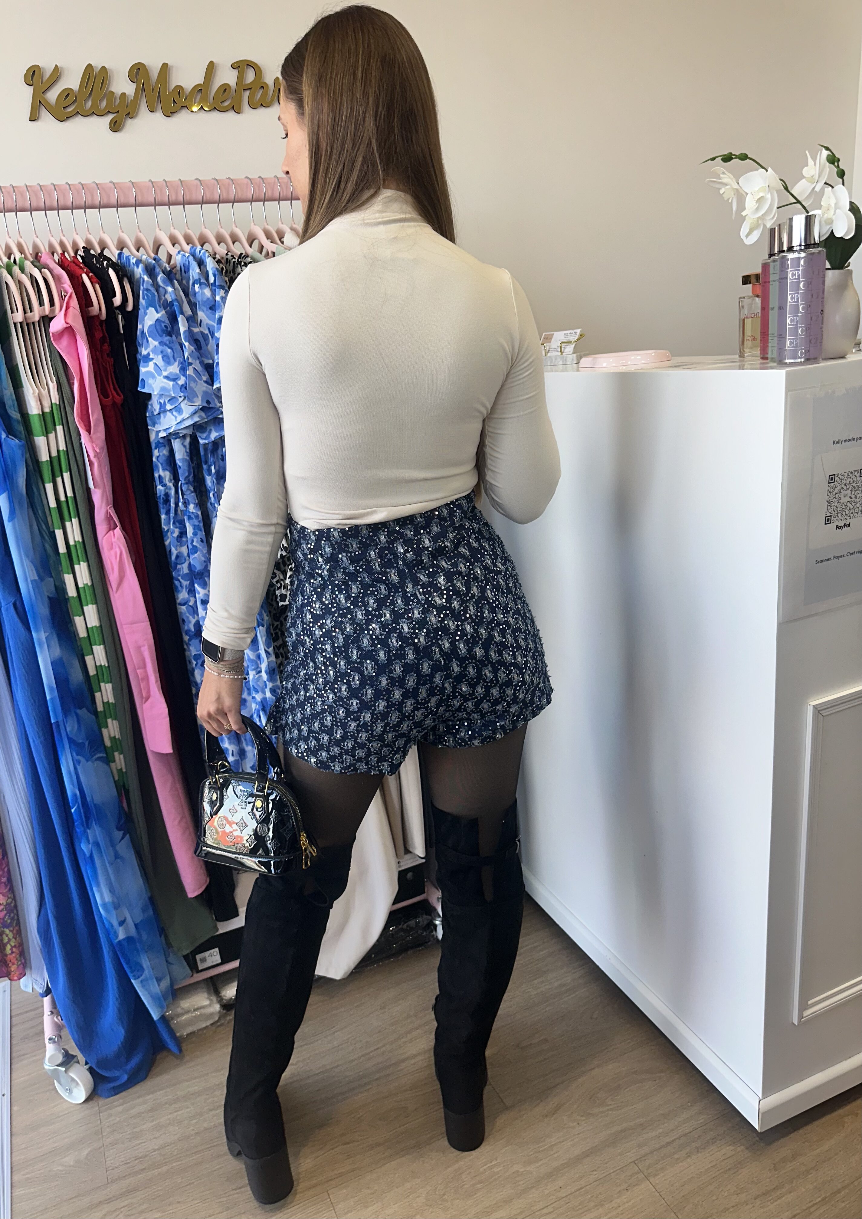 Body col cheminé beige – Image 4