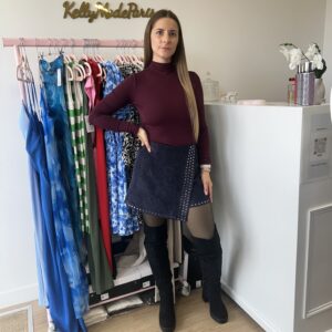 Body col cheminé bordeaux