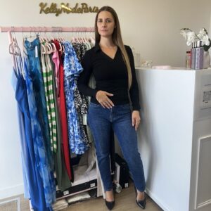 Top col polo noir